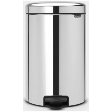 Miskaste ar pedāli, NewIcon, 20l, brilliant steel,