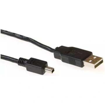 USB kabelis ACT USB 2.0 A male - USB mini B male 1