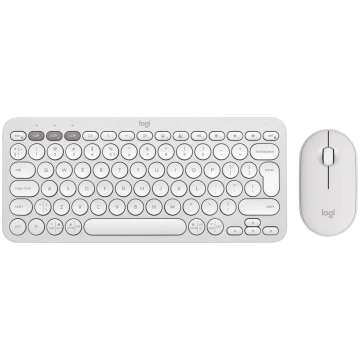 LOGITECH Tastatūra +MOUSE COMBO PEBBLE 2/WHITE 920