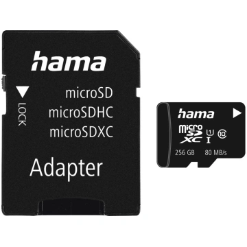 Hama 00124171 microSDXC 256GB Class 10 UHS-I T-MLX