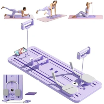 Vēdera muskuļu treniņu dēlis, salokāms Pilates Ref