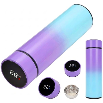 Viedā termokrūze ar LCD displeju 500ml, varavīksne