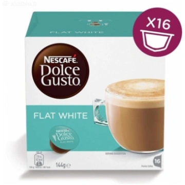 Nescafe Dolce Gusto Flat White Coffee, 16 capsules