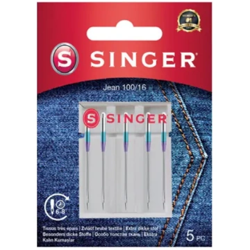 Singer | Džinsa adata 100 / 16 | 5 gab