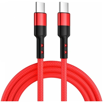 Caruba USB C to USB C 60W Cable 30cm Red USBC 30CM