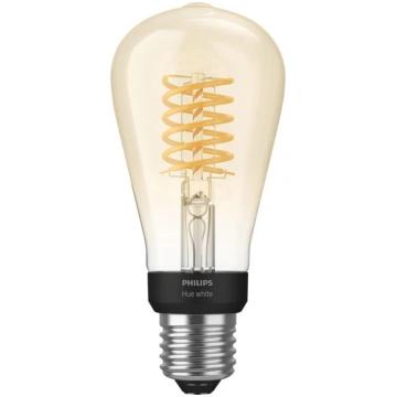 Philips Hue E27 Edison - Spuldze, 7.2W, dimmējama,
