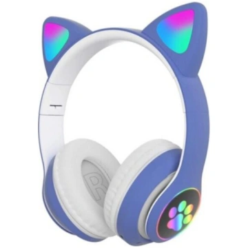 BLUETOOTH AUSTIŅAS CAT ausis LED + bezvadu MIKROFO