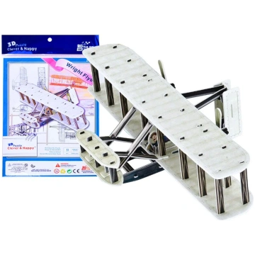 Puzzle 3D airplane Wright Flyer brothers 51 eleZA2