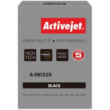 Activejet A-OKI320 Ribbon (replacement OKI 9002303
