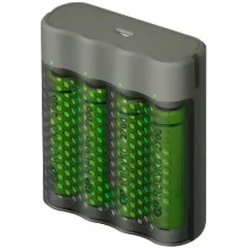GP B53457 USB Bateriju Lādētājs 4 x AAA 2700mAh B5