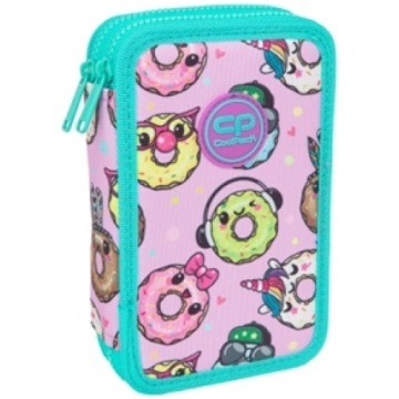 Double decker school pencil case with equipment Co