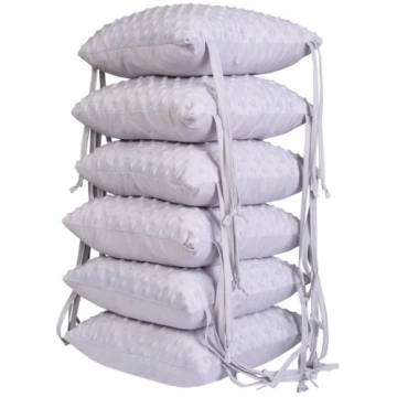 Spilvens ar lentēm gultas apmalei 180 cm "Cosy clo