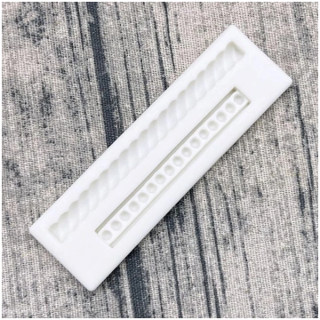 Pearl Rope Lace Silicone Cake Baking Mold Sugarcra