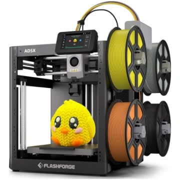 Flashforge AD5X daudzkrāsu 3D printeris ātrdarbīga