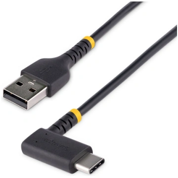 6ft (2m) USB A to C Charging Cable Right Angle Hea
