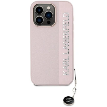 Karl Lagerfeld PU Saffiano Rhinestone Charm Case A