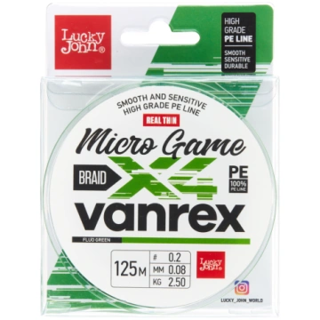 Aukla pītā Lucky John Vanrex MICRO GAME x4 BRAID F