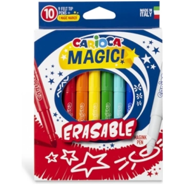 Flomasteri CARIOCA MAGIC, 9gab. + 1 burvju marķier
