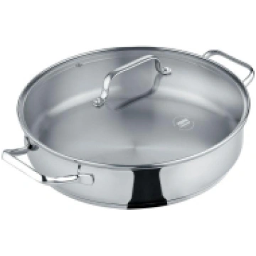 B.BRILLIANT SAUTĒŠANAS PANNA D24CM, AR VĀKU, NER.T