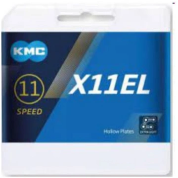 KMC Ķēde X11 EL 118 posmu melna KASTE (-) 1552277