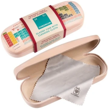 Glasses Case & Cleaning Cloth - Periodic Table Boo