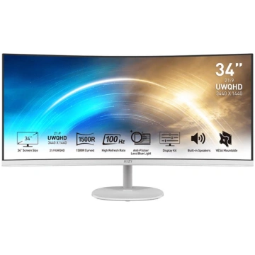 MSI PRO MP341CQW 34inch VA UWQHD Curved ( PRO MP34