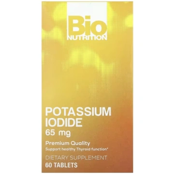 Bio Nutrition, Potassium Iodide, 65 mg, 60 Tablets