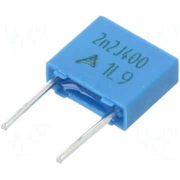 Capacitor: polyester | 2.2nF | 200VAC | 400VDC | P