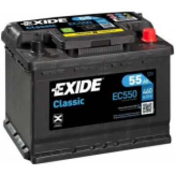 Exide Classic EC550 12V 55Ah 460A auto akumulators