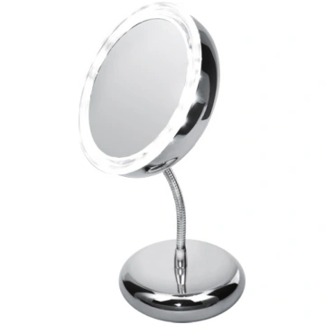 Super ērts galda statīva make-up spogulis ar LED a