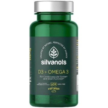 SILVANOLS D3 + Omega 3 kapsulas N60