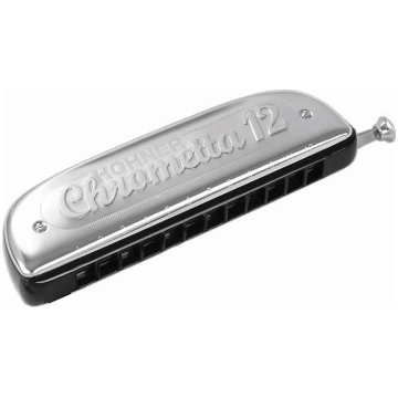Hohner 255 Chrometta 12 harmonikas, C mažora taust