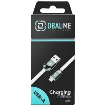 OBAL:ME Sleek USB-A|Lightning Cable White OMAL12SW