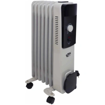 Eļļas radiators 7 sekcijas 1500W BESK