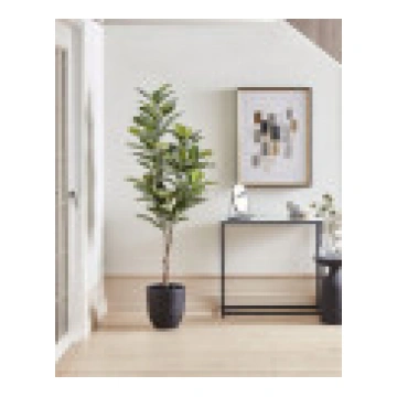 Beliani Mākslīgais augs podos 160 cm FICUS ELASTIC