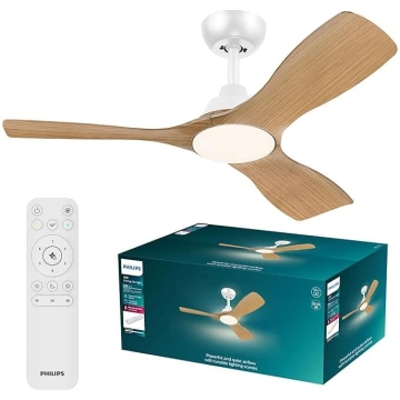 Philips Olas griestu ventilators ar LED apgaismoju