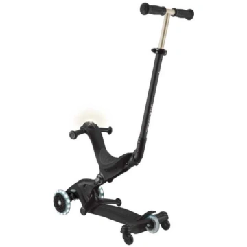 GLOBBER GO UP DELUXE LED 360 Kids Scooter Black (4