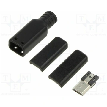 Connector: USB B micro; plug; male; straight | 801