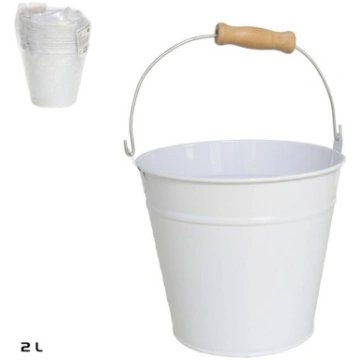 Puķu pods - dekoratīvs spainis, 2 l, 17x16.5x14 cm