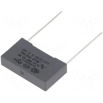 Capacitor: polypropylene | X2 | 330nF | 22.5mm | ±