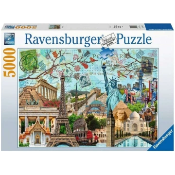 Ravensburger Puzzle 5000 Gab Liels Pilsēta