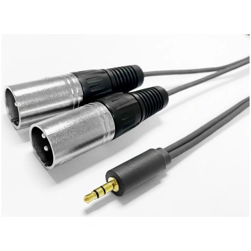Vivolink 3.5MM CABLE to 2 x XLR male 2m PROMJXLRS0