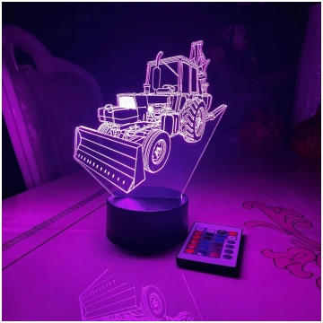 3D lampa Traktors Jumz