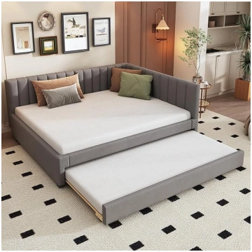 LANTRO JS Couch with Sleep Function, Sofa Chair wi