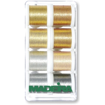 Metallic Smooth izšūšanas diegu dāvanu kastīte MAD