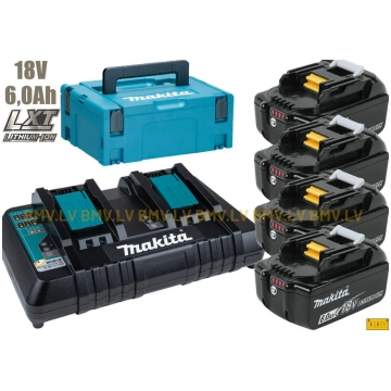 Lādēšanas komplekts Makita 198091-4 DC18RD + 4 x B