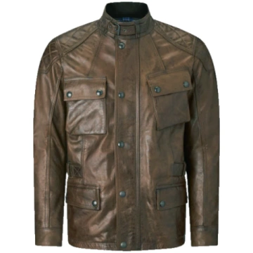 BELSTAFF GIACCA PELLE TURNER MOTORCYCLE JACKET DAR
