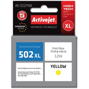 Activejet AE-502YNX (replacement Epson 502XL W4401