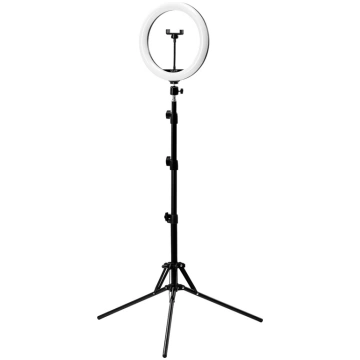 GLOW 10" RGB LED gredzenveida lampa ar statīvu, 10