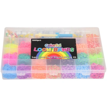 LOOM BANDS rotu veidošanas komplekts - 5600 gab